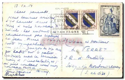 Katedra św. Urbana w Troyes — widok fasady — Spółka Sztuki Fotograficznej — Rewers