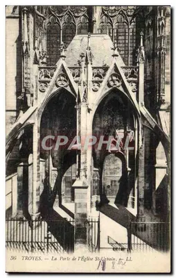 Troyes — A Porta da Igreja de São Urbano — LL n°36