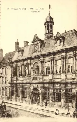 Troyes (Aube) — Hôtel de Ville, ensemble — éditeur inconnu, n° 59