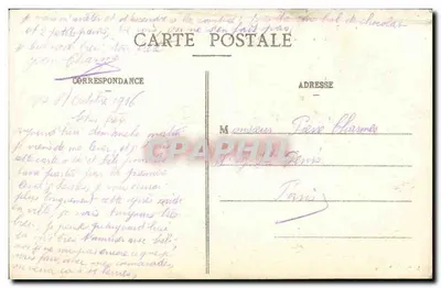 Troyes - Liceum - Jedno z największych we Francji, zbudowane między 1856 a 1861 na miejscu pierwszej stacji kolejowej w Troyes - Szpital Tymczasowy — Rewers