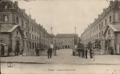 Troyes — Caserne Beurnonville — editor R. H. & C. Nancy, n°7