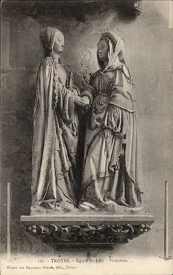 Troyes - Igreja de São João - Visitação — Maison des Magasins Réunis, Troyes, n°167