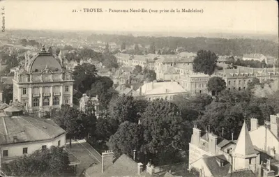Troyes - Panorama Nordeste (vista tirada da Madeleine) — Coleção T. G., n°21