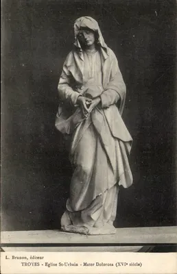 Statue de la Vierge Mater Dolorosa — église Saint-Urbain — TROYES — XVIe siècle