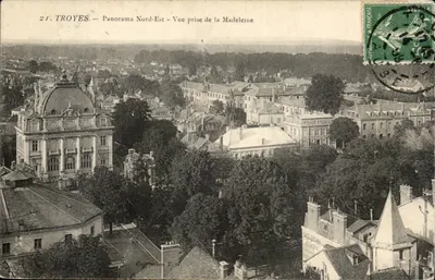 Troyes — Panorama Nord-Est — Vue prise de la Madeleine — Collection T. G.