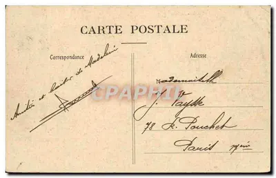 Troyes — La Fontaine Argence — Collection T. G. — Verso