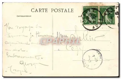 Tombeau de Lamoricière au Musée de Troyes — photographié par J. Marquis, éditeur TROYES (Aube) — Verso