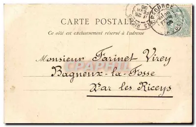 Chaource — A Prefeitura — editor Henriette, n° 2206 — Verso