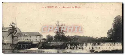 Dienville - O Desaguador do Molino — Bilhete postal antigo n°10, editor não identificado
