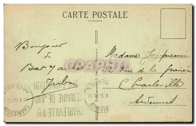 BAR-sur-AUBE (Aube) — I Mulini e Chiesa di San Maclou — CTS — Verso