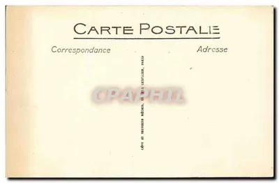 Bar-sur-Aube — Scuola Comunale dei Ragazzi durante la Battaglia della Marna — Edizione delle Galeries Modernes — Verso