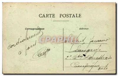 Camp de Mailly — Baraques — Bazar Militaire N. Nique — Rewers