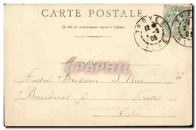 Camp de Maillé - Oficjalna tribuna 14 Lipca — Lib. Grailaut Roger, w Arcis-sur-Aube — Rewers