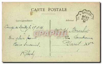 Maillé-le-Camp — El Mess de los Oficiales — Bazar Mithie A. Nieps — Reverso