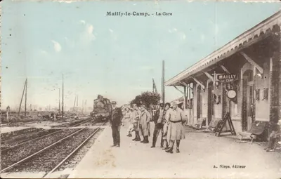 Mailly-le-Camp - A Estação — A. Niéps, editor