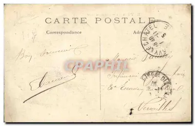 Ervy (Aube) — Rue de la Gare — Edit. Bernard — Verso