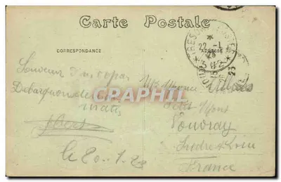 Orléans — Place Sainte-Croix — A Catedral — editor A. n° 812 — Verso