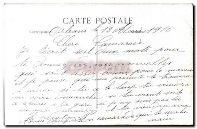 Orléans — O Hôtel-de-Ville — Hotel construído em 1530, que se tornou Hôtel-de-Ville em 1770, restaurado em 1850-1854 — Verso