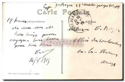 Orléans — Katedra Kościół Świętego Krzyża — ND. Fot. — Rewers