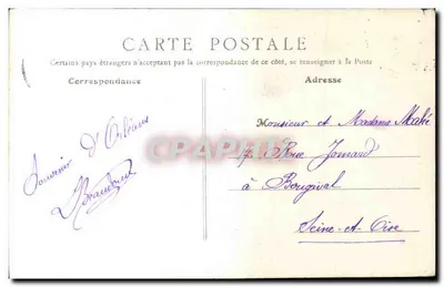 Orléans — A Catedral — Vista geral — Editor desconhecido, n° 566 — Verso