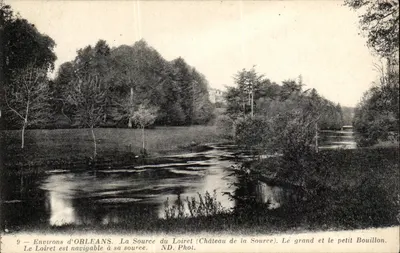 Arredores de ORLEANS — A Fonte do Loiret (Castelo da Fonte) — ND. Phot.