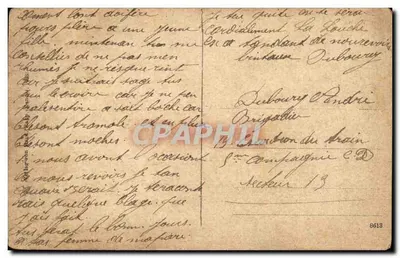 Kandel — Luitpoldstraße — editor não identificado, n° de série 8613 — Verso