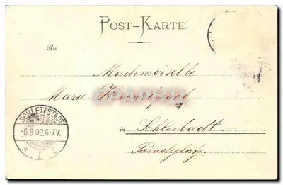 Titisee — widok panoramiczny — Verlag v. Edm. von König, Heidelberg — Rewers