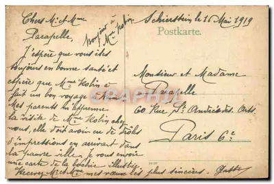 Koblenz. Stolzenfels z widokiem na Oberlahnstein — panoramowy widok zamek i miasto na rzecze Lahn — Rewers