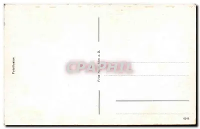 Ulm a.D. Rathaus — widok na Rathaus z katedrą w tle — Fotollusion — Rewers