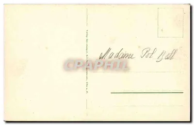 Statua Matki Bożej z Dzieciątkiem — wydawca: Verlag des evangel. Kirchenblatt, Elm a. D. — Rewers