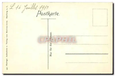 Marburg a. d. Lahn — Castelo e lado leste — Châkau — Verso