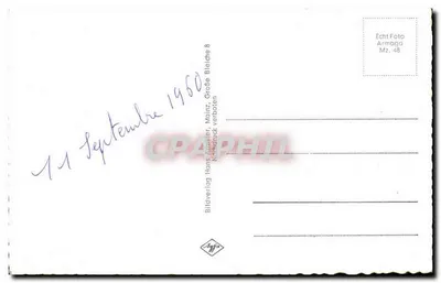 Mainz/Rh.-Ludwigstraße com Catedral — Bildverlag Armago, série Mz. 48 — Verso