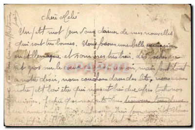 Homburg (Pfalz) mit dem Schloßberg — widok panoramiczny — wydawca nieznany, numer serii nieczytelny — Rewers