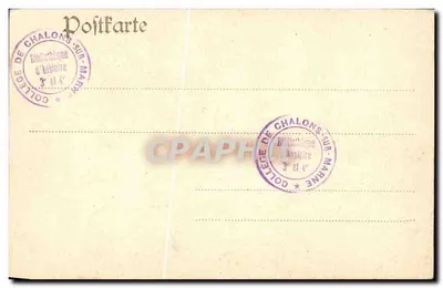 Cólnia — Estátua de Moltke — editor desconhecido, número de série não visível — Verso