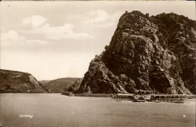 Loreley — rochedo escarpado à beira do Reno — Trinks & Co. G.m.b.H. Gneisenau