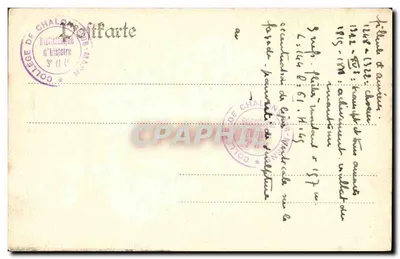 Katedra w Kolonii — widok boczny — wydawca nieznany, numer serii nie widoczny — Rewers