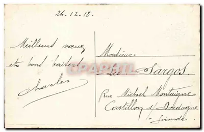 Colmar i. Els. — Teatr — Wydawca nie widoczny — Rewers
