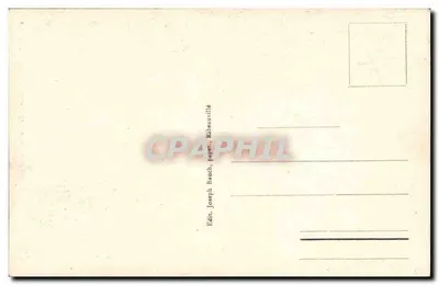 Riquewihr - Pátio da Casa Em. Hugel — editor Joseph Bauch, Ribeauvillé, n°12 — Verso