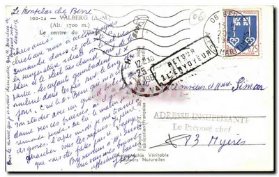Les Melezes — Hotel Les Melezes — Éditions Véritable — Verso