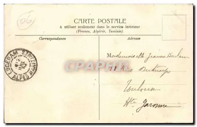 Peira Cava blisko Nice — Stacja Letnia — Ogólny Widok — Charles Barnheim, Nîmes — Rewers