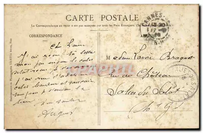 Petrifikowana woda spadkowa Saut du Loup — okolice Nice — Wydawnictwo Giletta, fot. Nice — Rewers