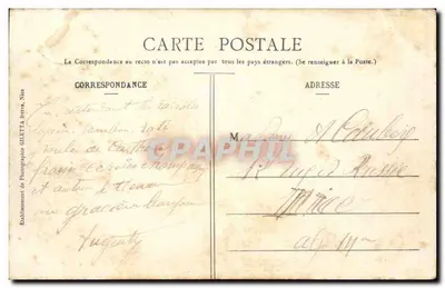 St-Jeannet i Baou — Widok z przodu — Wydawnictwo Gileta, Nice, nr 1130 — Rewers