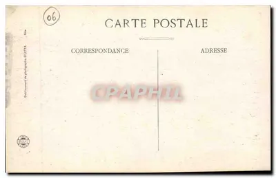Nice — Jardin des Palmiers Albert Ier — Palais de la Jetée et Avenue Masséna — Rewers