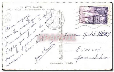 La Côte d'Azur — Promenada Anglijska — Wydawnictwa francuskie — Rewers