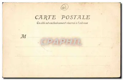 Nizza - De haven van Lymphyia — uitzicht op de haven met veel boten — onbekende uitgever, serie-nummer 13 — Achterkant