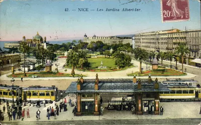 Nice — Les Jardins Albert-Ier — Éditeur CPM n°42