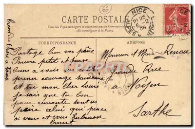 Nice — O Porto — LL. — Cugnot — Verso