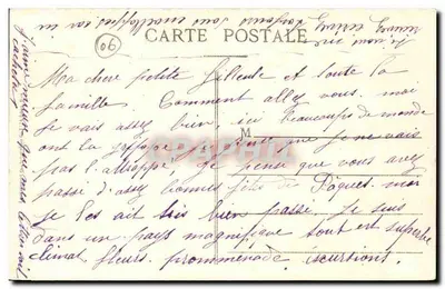 Nice — Passeio e a Praia — Edição Gilletta, n° 122 bis — Verso