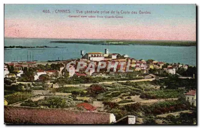 CANNES — General View from the Croix des Gardes — Unidentified Publisher, No. 465