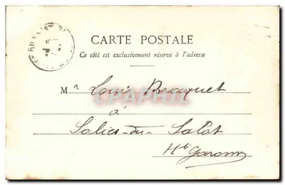 CANNES - Palmy - Bulwar Croisette — wydawca Barton Gaetta, Nice, nr 421 — Rewers